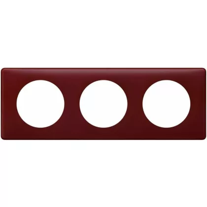 LEGRAND 066753 Céliane 3-as keret púder bordó