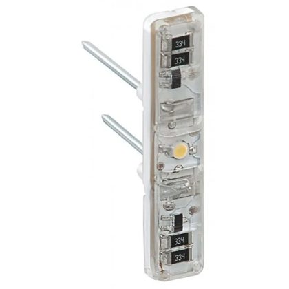   LEGRAND 067688L Program Mosaic easyLED jelzőlámpa nulla vezetékkel (fehér szín) 12/24/48V