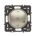   LEGRAND 067776A Céliane with Netatmo okos redőny/zsaluzia vezérlő (végrehajtó), nulla (N) vezető bekötéssel, keret nélkül, titán