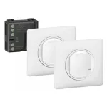   LEGRAND 067777 Párosított szett: Alternatív kapcsolás mikromodul segítségével - 2 vezeték nélküli kapcsoló + mikromodul  Céliane Netatmo Fehér