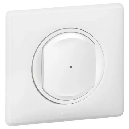   LEGRAND 067797 Celiane smart single-pole switch / dimmer (executive), recessed, with decorative frame, white, phase / zero supply with single-phase output, pulse input, connectable to gateway -Netatmo