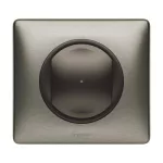   LEGRAND 067799 Céliane okos egypólusú kapcsoló / fényerőszabályzó (végrehajtó), süllyesztett, díszítőkerettel, grafitszürke, fázis/nulla megtáplálású egy kapcsolt fázis elmenővel, impulzus bemenettel, gatewayhez csatlakoztatható  -Netatmo