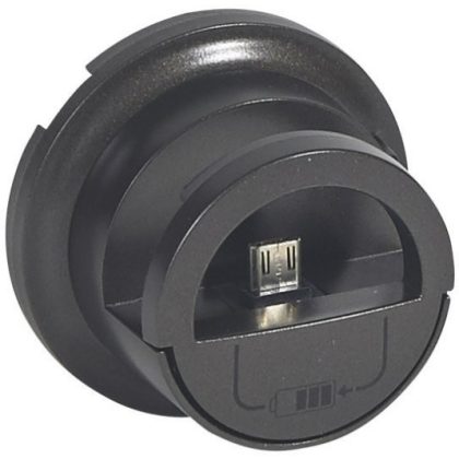 LEGRAND 067910 Céliane micro USB dokkolós töltőaljzat burkolat,grafit