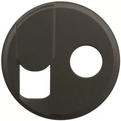 LEGRAND 067939 Céliane RJ 45 + TV aljzat burkolat, grafit