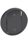 LEGRAND 067961 Céliane 2 fokozatú ventillátor vezérlő burkolat, grafit