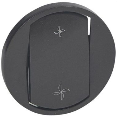 LEGRAND 067961 Céliane 2 fokozatú ventillátor vezérlő burkolat, grafit