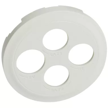 LEGRAND 068230 Céliane TV-R-SAT-SAT burkolat, fehér