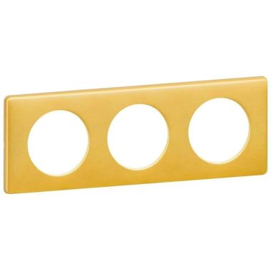 LEGRAND 068793 Céliane 3-as keret sárgaréz