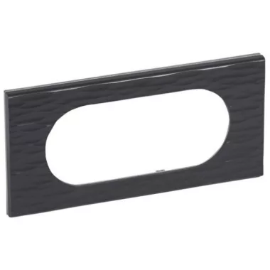 LEGRAND 069025 Céliane 4/5 modulos keret, fekete corian