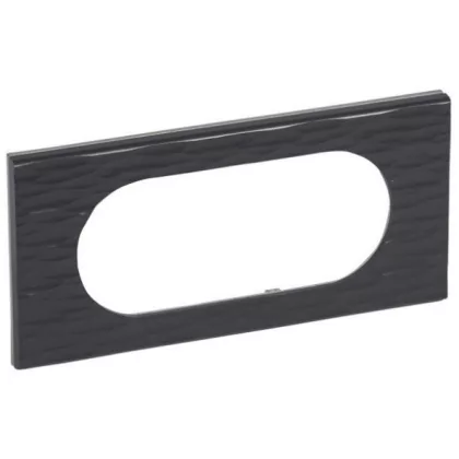 LEGRAND 069025 Céliane 4/5 modulos keret, fekete corian