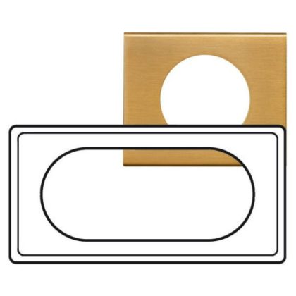 LEGRAND 069135 Céliane 4/5 modulos keret fényes bronz