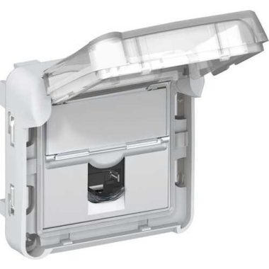 LEGRAND 069557 Plexo 55 1XRJ45 árnyékolt FTP aljzat, Cat.5e