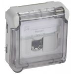   LEGRAND 069559 Plexo 55 1XRJ45 aljzat Cat.6a STP, csapófedéllel