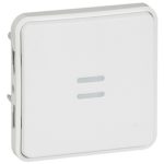 LEGRAND 070732 Plexo 55 egypólusú nyomó átkapcsoló, 10A, Antimikrobiális