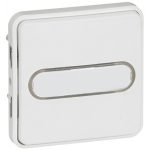 LEGRAND 070733 Plexo 55 egypólusú nyomó átkapcsoló N/C, jelzőfénnyel, címketartóval 10A, Antimikrobiális