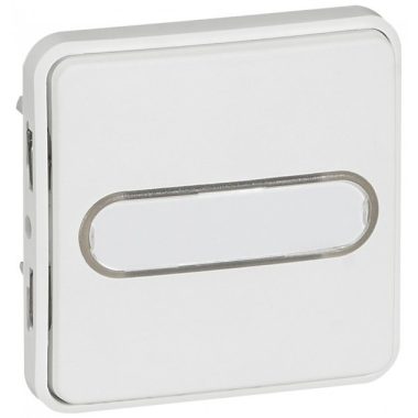 LEGRAND 070733 Plexo 55 egypólusú nyomó átkapcsoló N/C, jelzőfénnyel, címketartóval 10A, Antimikrobiális