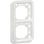   LEGRAND 070749 Plexo 55 süllyesztett keret 2-es függőleges, Antimikrobiális