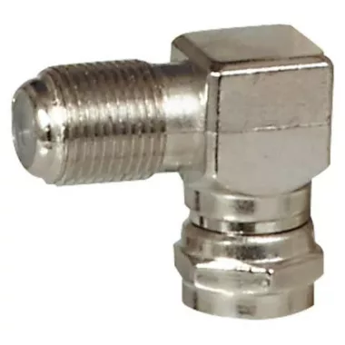 LEGRAND 073993 home networks "F" connector male/female adapter 90°