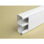   LEGRAND 075603 DLP snap-in cable channel, 130 x 50 mm, 2 compartments, with partition, 2 x 45 mm lids, 2 m, white