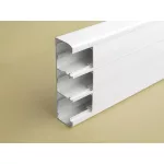   LEGRAND 075606 DLP snap-in cable channel, 180 x 50 mm, 3 compartments, with partition, 3 x 45 mm lid, 2 m, white