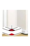 LEGRAND 075632 DLP külső könyök elem bepattintható kábelcsatornához, állíthatóbelső szög: 80 -120°, 105 x 50 mm, fehér