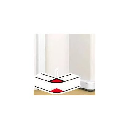 LEGRAND 075632 DLP külső könyök elem bepattintható kábelcsatornához, állíthatóbelső szög: 80 -120°, 105 x 50 mm, fehér