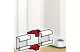 LEGRAND 075663 DLP csatorna összekötő elem bepattintható kábelcsatornához, 145 x 50 mm, fehér