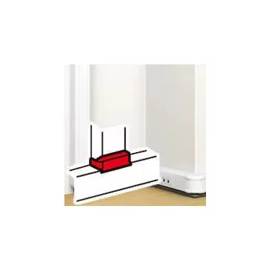 LEGRAND 075671 DLP "T" elágazó elem bepattintható kábelcsatornához, elágazást biztosít 80 x 50 mm csatornákhoz, 80 x 50 mm / 130 x 50 mm, fehér