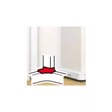 LEGRAND 075681 DLP állítható elágazóelem bepattintható kábelcsatornához, elágazást tesz lehetővé 80x50 mm / 105x50 mm / 130x50 mm -es csatornákhoz, belső könyökelemmel együtt használható, fehér