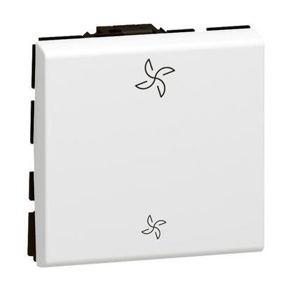 LEGRAND 077027L Program Mosaic fan controller, 2m, white