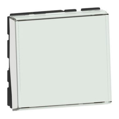 LEGRAND 077043L Program Mosaic with changeover contact label holder, 2m, 6A, white, antimicrobial