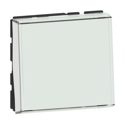   LEGRAND 077043L Program Mosaic váltóérintkezős nyomó címketartóval, 2m, 6A, fehér, antimikrobiális