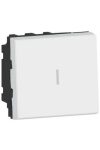 LEGRAND 077094 Program Mosaic light switch, 16 AX - 250 V ~, 2 modules wide, white