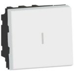   LEGRAND 077094 Program Mosaic light switch, 16 AX - 250 V ~, 2 modules wide, white