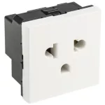   LEGRAND 077502 Program Mosaic socket EURO-US standard, 2m, 16A, white