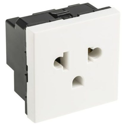   LEGRAND 077502 Program Mosaic dugalj csatlakozóaljzat EURO-US szabvány, 2m, 16A, fehér