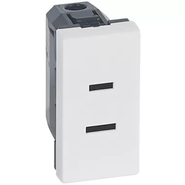 LEGRAND 077503 Program Mosaic dugalj csatlakozóaljzat US szabvány, 1m, 15A, fehér