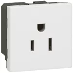   LEGRAND 077504 Program Mosaic socket US standard, 2m, 15A, white