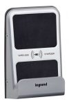 LEGRAND 077599 indukciós töltő + USB töltőaljzat, indukciós töltőáram: 1 A, USB töltőáram: 2,4 A, IP66/IK08