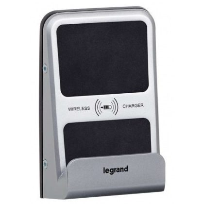   LEGRAND 077599 indukciós töltő + USB töltőaljzat, indukciós töltőáram: 1 A, USB töltőáram: 2,4 A, IP66/IK08
