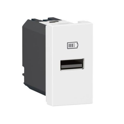   LEGRAND 077650L Program Mosaic 1 x USB-A töltőaljzat - 3 A - 15 W, 1 modul, fehér