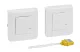 LEGRAND 077732L Program Mosaic pre-paired toggle switch set Set of 1 smart single-pole switch (zero-free) and 1 single remote control switch, suitable for two-position lighting white
