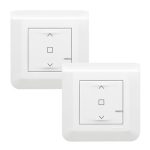   LEGRAND 077736L Program Mosaic pre-paired shutter switch set of 1 smart shutter switch and 1 single remote control switch white