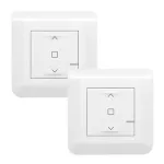   LEGRAND 077736L Program Mosaic előre párosított redőnykapcsoló szett 1 db okos redőnykapcsolóból és 1 db szimpla távvezérlő kapcsolóból álló készlet fehér