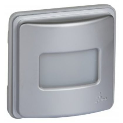 LEGRAND 077826 Soliroc Mozgásérzékelős kapcsoló - IP 10 - IP 55, 3 vezetékes, max. 1000 W, 230 V~, 3-8 m hatótáv, 130° látószög, 3-1000 lux, 1-16 min időzítés