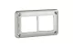 LEGRAND 077852 Soliroc 2-es keret, vandálbiztos IK10