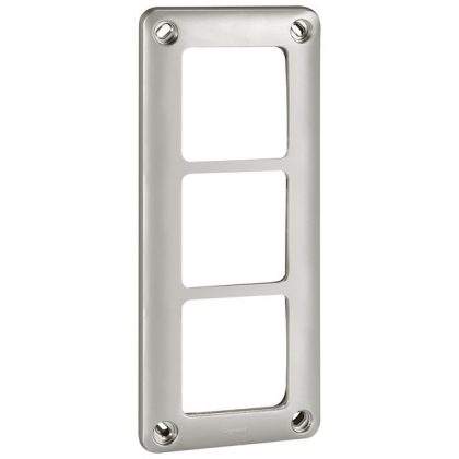 LEGRAND 077853 Soliroc 3-es keret, vandálbiztos IK10