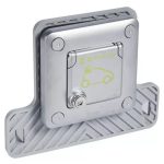   LEGRAND 077857 Green'up Access 2P+F 16 A EV metal recessed socket with lockable flap cover