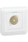 LEGRAND 078246L Program Mosaic mágneses csatlakozóaljzat kat. szám 078240 kézi nővérhívó jelzőegységhez, kerettel és rögzítőperemmel szállítva, antimikrobiális