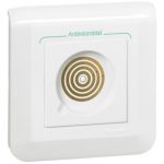   LEGRAND 078246L Program Mosaic magnetic socket cat. No. 078240 for hand-held nurse call sign, supplied with frame and mounting flange, antimicrobial